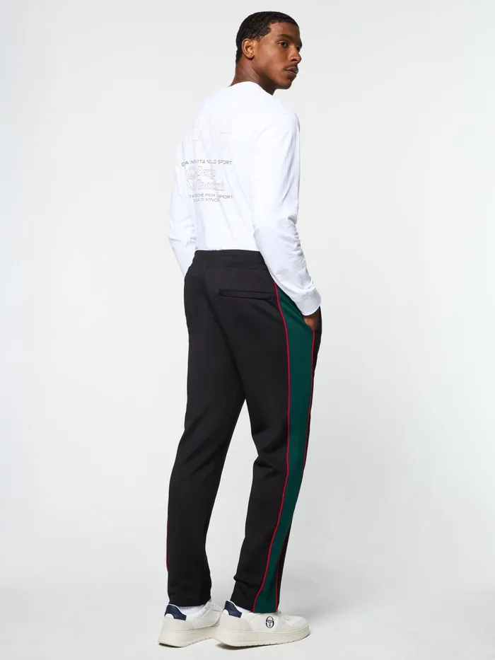 Men Pants And Sweatpants Sergio Tacchini Melfi Diver Track Pant Black Beauty