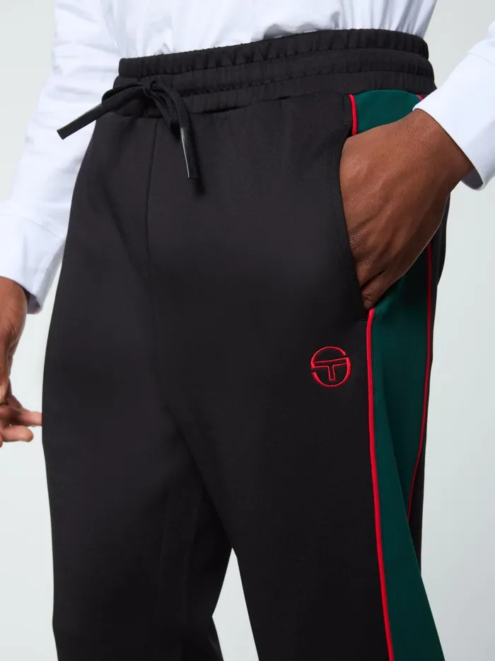 Men Pants And Sweatpants Sergio Tacchini Melfi Diver Track Pant Black Beauty