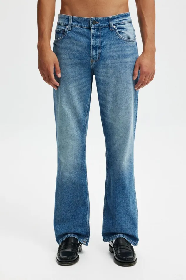 Men Pants Cotton On Relaxed Boot Cut Jean Supernova Blue Men Pants Cotton On Relaxed Boot Cut Jean Supernova Blue