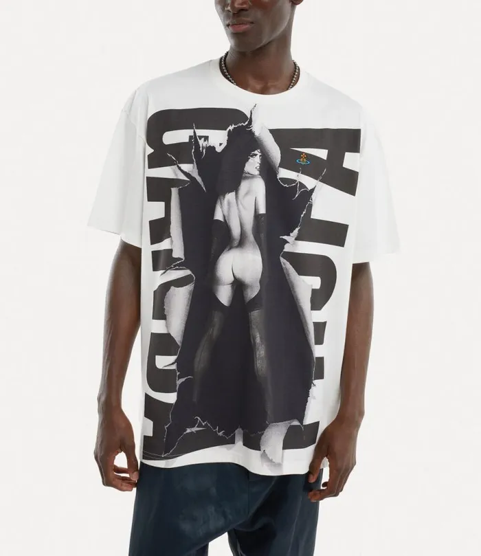 Men Propaganda Oversized Tshirt White Vivienne Westwood TShirts And Polos Men Propaganda Oversized Tshirt White Vivienne Westwood TShirts And Polos