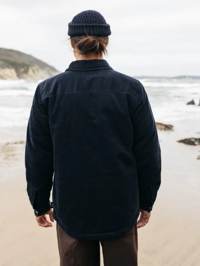 Men Rigger Sherpa Lined Jacket Navy Finisterre Jackets Coats and Gilets
