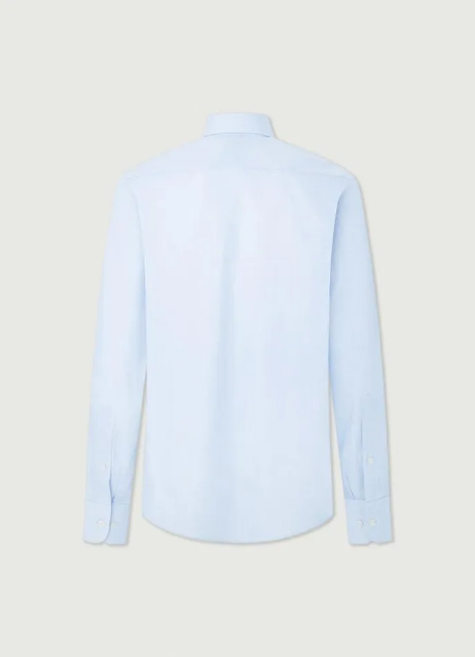 Men Shirts Hackett London Classic Fit Check Shirt Blue