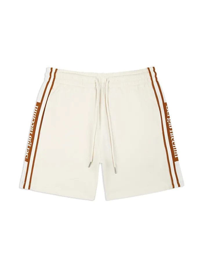 Men Shorts And Swim Sergio Tacchini Pereto Tape Short Gardenia