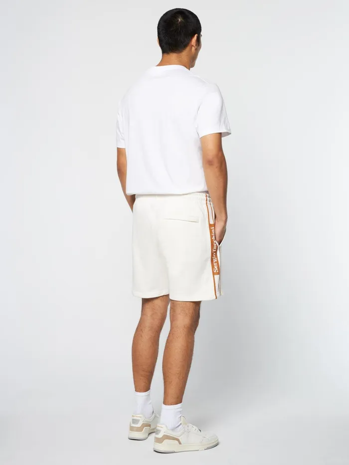 Men Shorts And Swim Sergio Tacchini Pereto Tape Short Gardenia