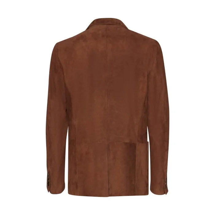 Men Suede Blazer Bark Brown Fratelli Rossetti View All Men Suede Blazer Bark Brown Fratelli Rossetti View All