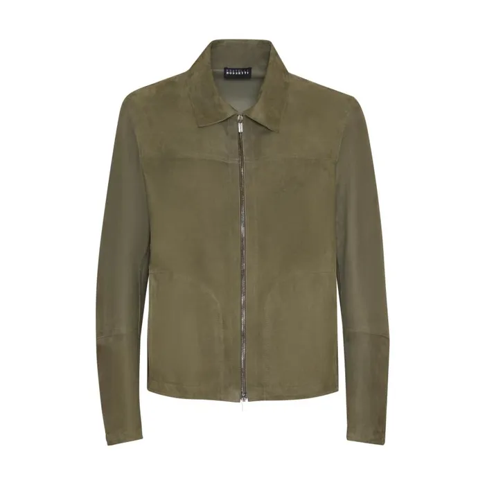 Men Suede Jacket Seaweed Fratelli Rossetti View All