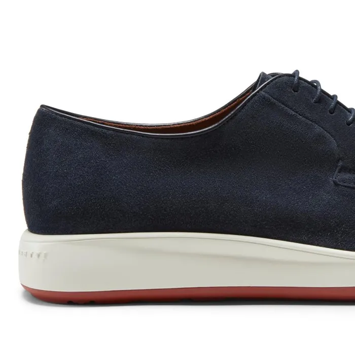 Men Suede Laceup Shoe Navy Blue Fratelli Rossetti LaceUp Shoes Men Suede Laceup Shoe Navy Blue Fratelli Rossetti LaceUp Shoes