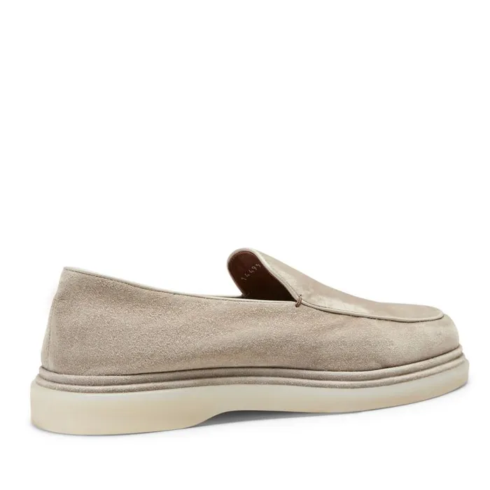 Men Suede Loafer Beige Fratelli Rossetti Loafers Men Suede Loafer Beige Fratelli Rossetti Loafers