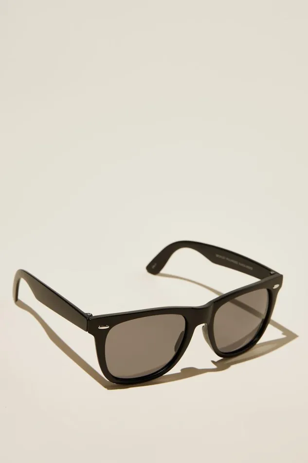 Men Sunglasses Cotton On Beckley Polarized Sunglasses Matte Black Smoke Men Sunglasses Cotton On Beckley Polarized Sunglasses Matte Black Smoke