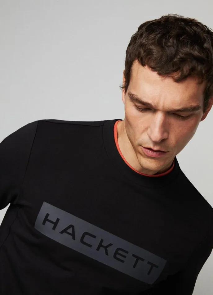 Men Sweatshirts Hackett London Hackett Sport Classic Sweatshirt Black