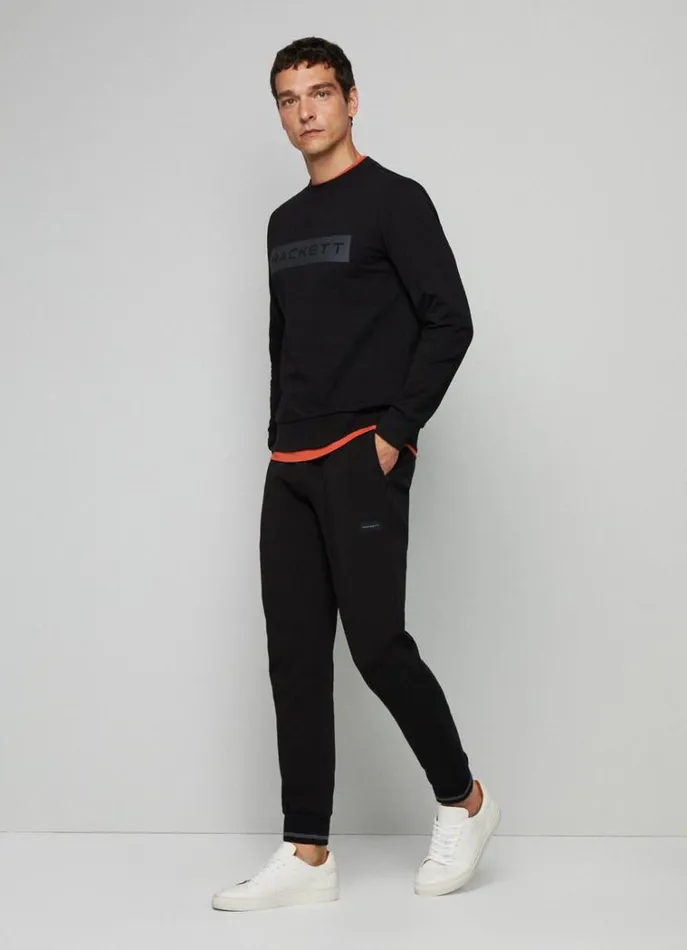 Men Sweatshirts Hackett London Hackett Sport Classic Sweatshirt Black