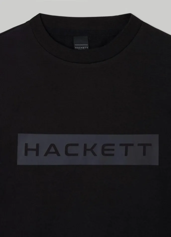 Men Sweatshirts Hackett London Hackett Sport Classic Sweatshirt Black