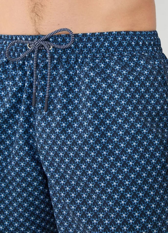 Men Swimwear Hackett London Floral Swim Shorts Navy