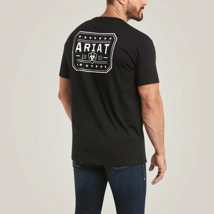 Men TShirts and Polos Ariat Ariat 93 Liberty TShirt Navy