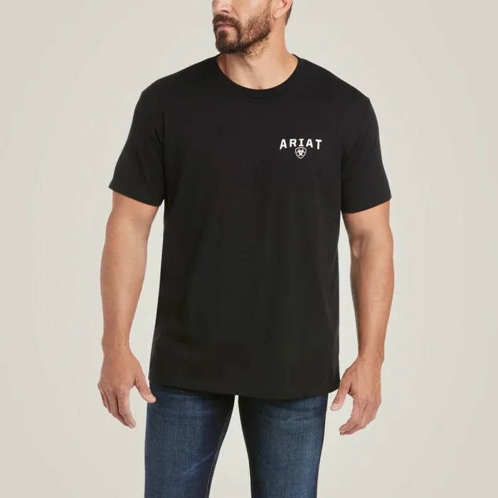 Men TShirts and Polos Ariat Ariat 93 Liberty TShirt Navy
