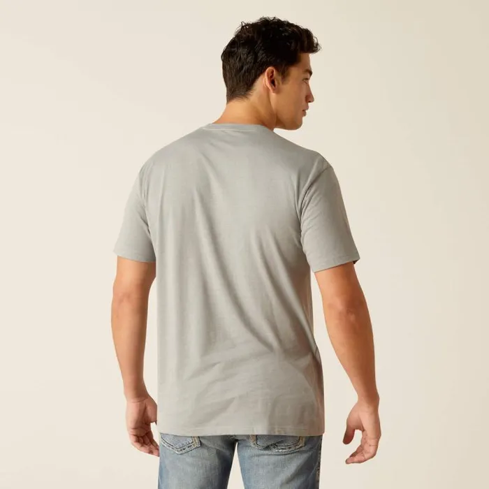 Men TShirts and Polos Ariat Ariat Mexico Camo Flag TShirt Stone Heather Men TShirts and Polos Ariat Ariat Mexico Camo Flag TShirt Stone Heather