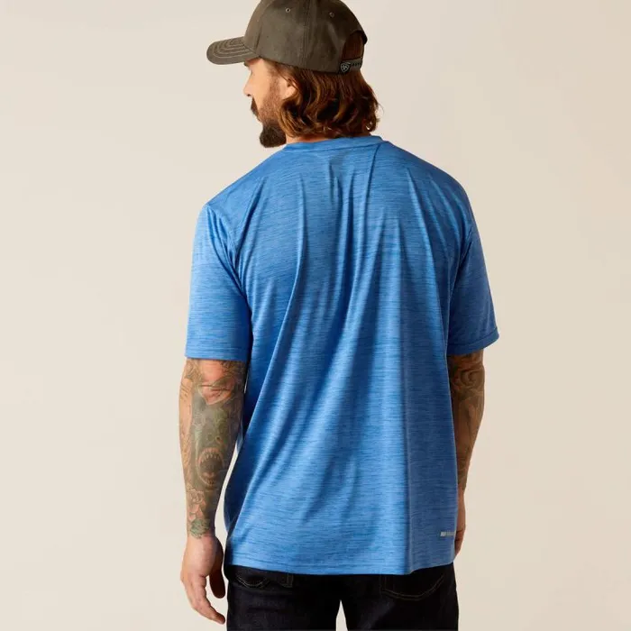 Men TShirts and Polos Ariat Charger Basic TShirt Seascape