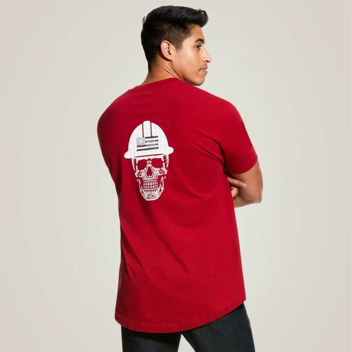 Men TShirts and Polos Ariat Rebar Cotton Strong Roughneck Graphic TShirt Rio Red Men TShirts and Polos Ariat Rebar Cotton Strong Roughneck Graphic TShirt Rio Red