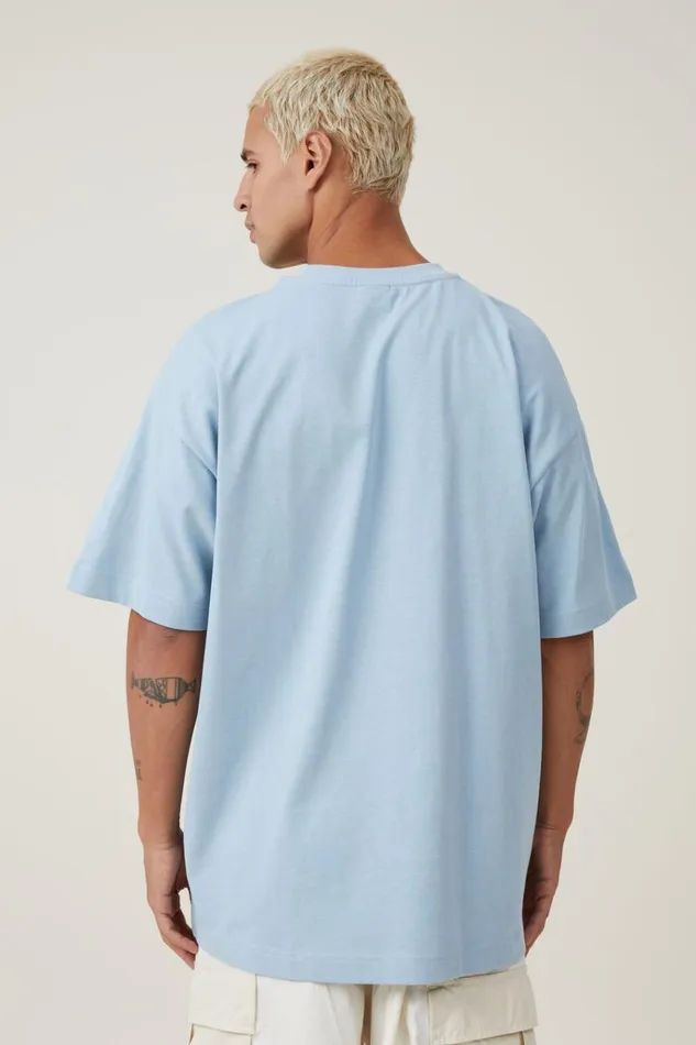 Men Tees and Tanks Cotton On Box Fit Plain TShirt Blue Mist Men Tees and Tanks Cotton On Box Fit Plain TShirt Blue Mist