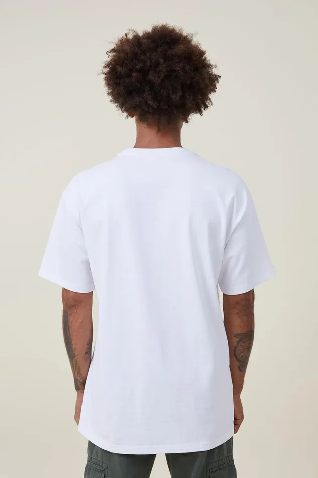 Men Tees and Tanks Cotton On Box Fit Plain TShirt White