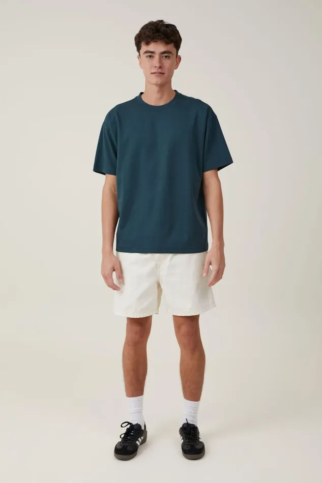 Men Tees and Tanks Cotton On Hyperweave TShirt Deep Sea Teal Men Tees and Tanks Cotton On Hyperweave TShirt Deep Sea Teal