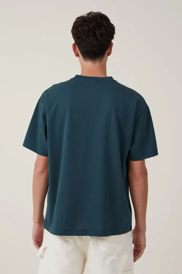 Men Tees and Tanks Cotton On Hyperweave TShirt Deep Sea Teal Men Tees and Tanks Cotton On Hyperweave TShirt Deep Sea Teal