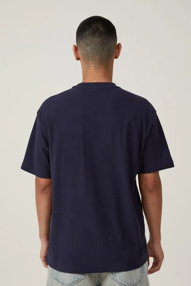 Men Tees and Tanks Cotton On Loose Fit College TShirt True Navyeast Side Ny Men Tees and Tanks Cotton On Loose Fit College TShirt True Navyeast Side Ny