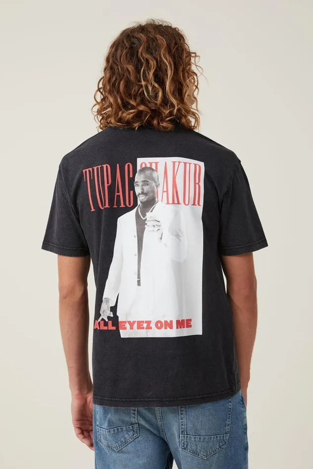 Men Tees and Tanks Cotton On Premium Loose Fit Music TShirt Lcn Bra Blacktupac 8211 Eyez Men Tees and Tanks Cotton On Premium Loose Fit Music TShirt Lcn Bra Blacktupac 8211 Eyez