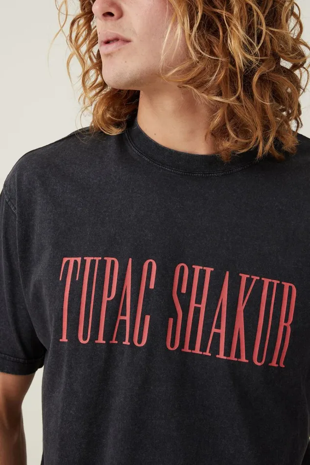 Men Tees and Tanks Cotton On Premium Loose Fit Music TShirt Lcn Bra Blacktupac 8211 Eyez Men Tees and Tanks Cotton On Premium Loose Fit Music TShirt Lcn Bra Blacktupac 8211 Eyez