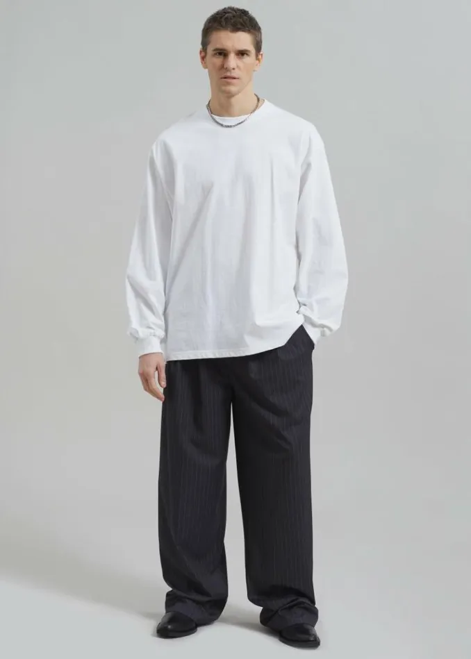 Men The Frankie Shop Christopher Long Sleeve Tee 8211 White White