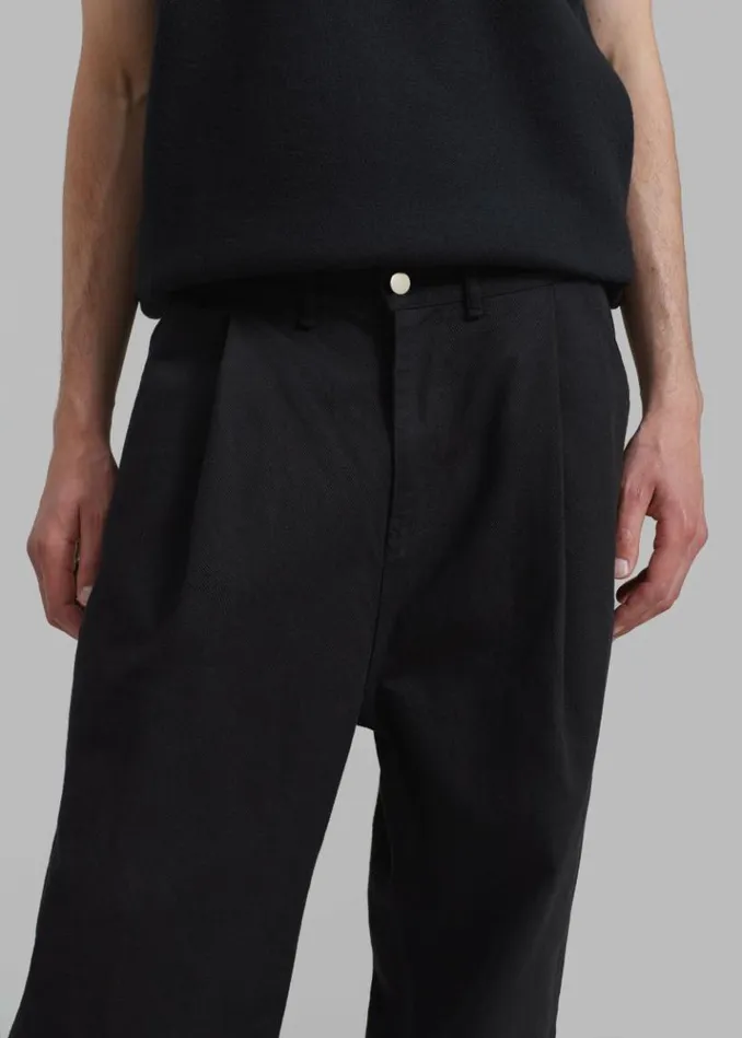 Men The Frankie Shop Drew Denim Pants 8211 Black Black
