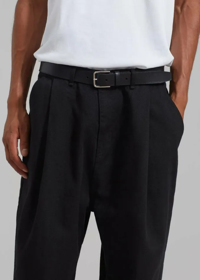 Men The Frankie Shop Drew Denim Pants 8211 Black Black