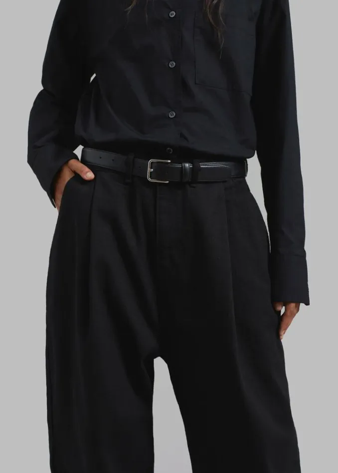 Men The Frankie Shop Drew Denim Pants 8211 Black Black
