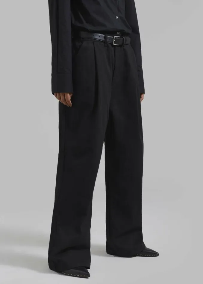 Men The Frankie Shop Drew Denim Pants 8211 Black Black