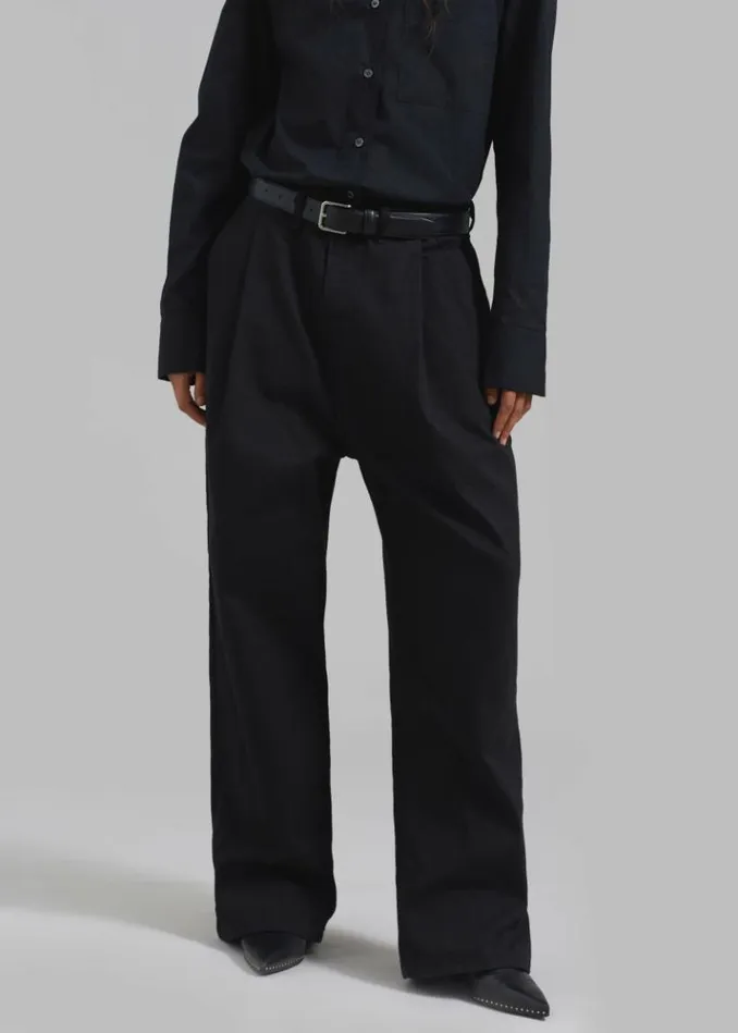 Men The Frankie Shop Drew Denim Pants 8211 Black Black