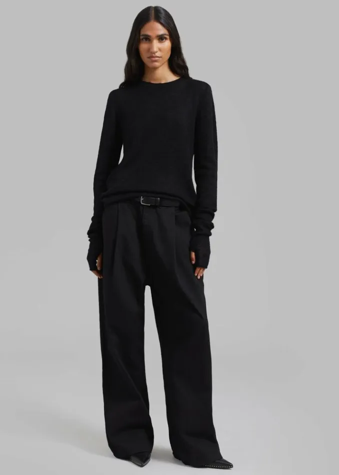 Men The Frankie Shop Drew Denim Pants 8211 Black Black