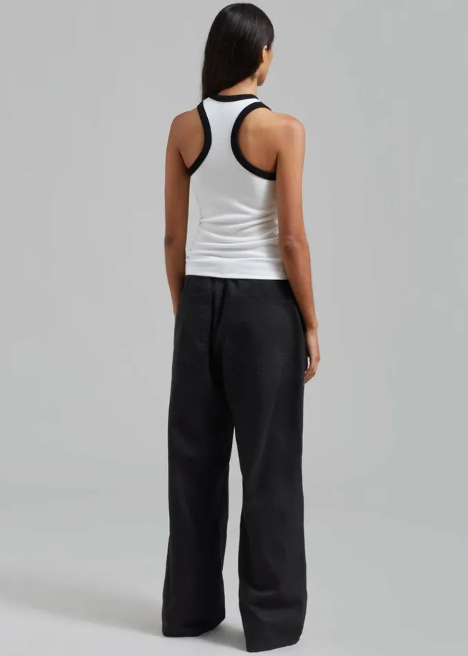 Men The Frankie Shop Drew Denim Pants 8211 Black Black