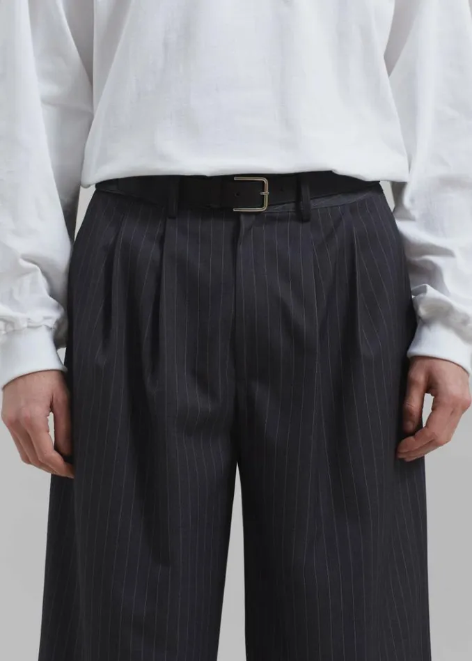 Men The Frankie Shop Peyton Pleated Pants 8211 Grey Pinstripe Grey Pinstripe