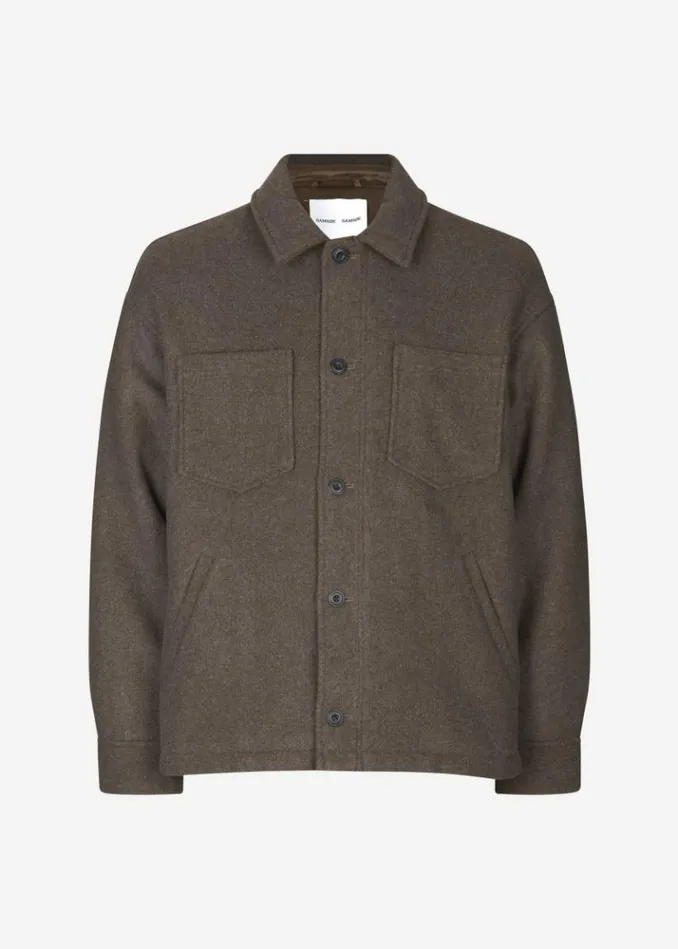 Men The Frankie Shop Samse Samse Pally Shirt Jacket 8211 Crocodile Crocodile