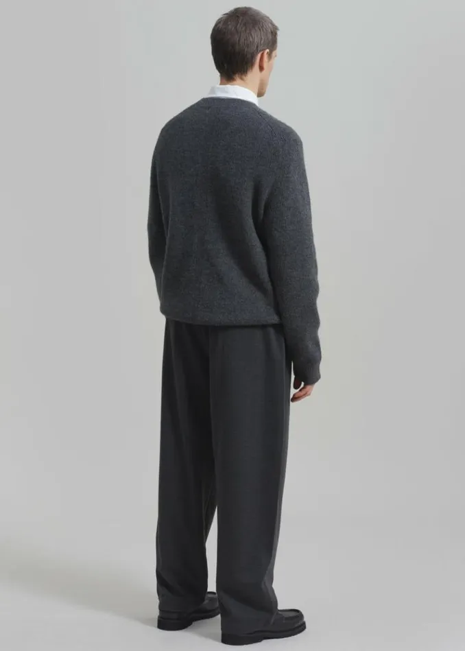 Men The Frankie Shop Theo Pants 8211 Charcoal Charcoal