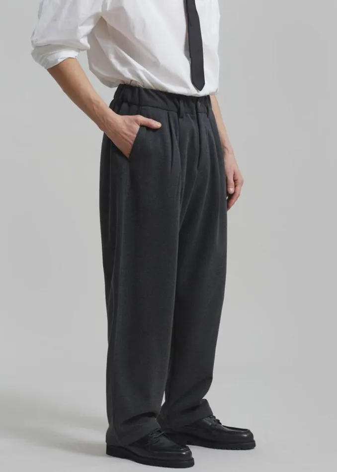 Men The Frankie Shop Theo Pants 8211 Charcoal Charcoal