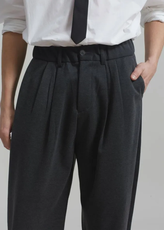 Men The Frankie Shop Theo Pants 8211 Charcoal Charcoal