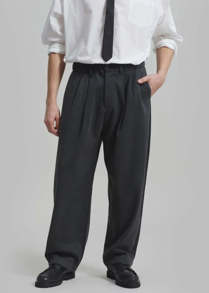 Men The Frankie Shop Theo Pants 8211 Charcoal Charcoal