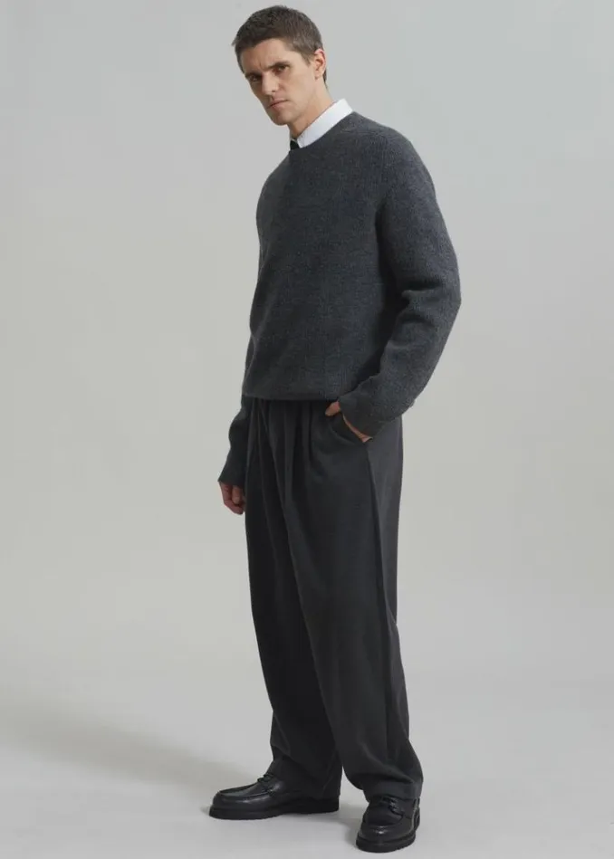 Men The Frankie Shop Theo Pants 8211 Charcoal Charcoal
