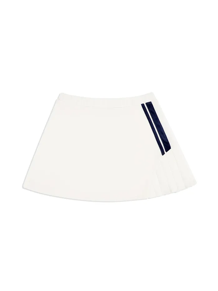 Men Velour Sergio Tacchini Veneto Velour Mini Skirt Gardenia