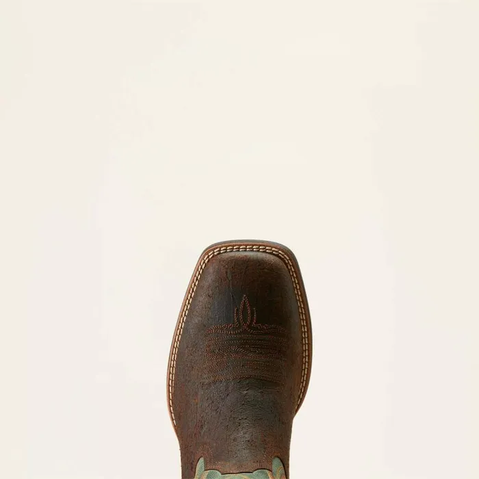Men Western Boots Ariat Amos Cowboy Boot Rockweed Brownsurf Green Men Western Boots Ariat Amos Cowboy Boot Rockweed Brownsurf Green