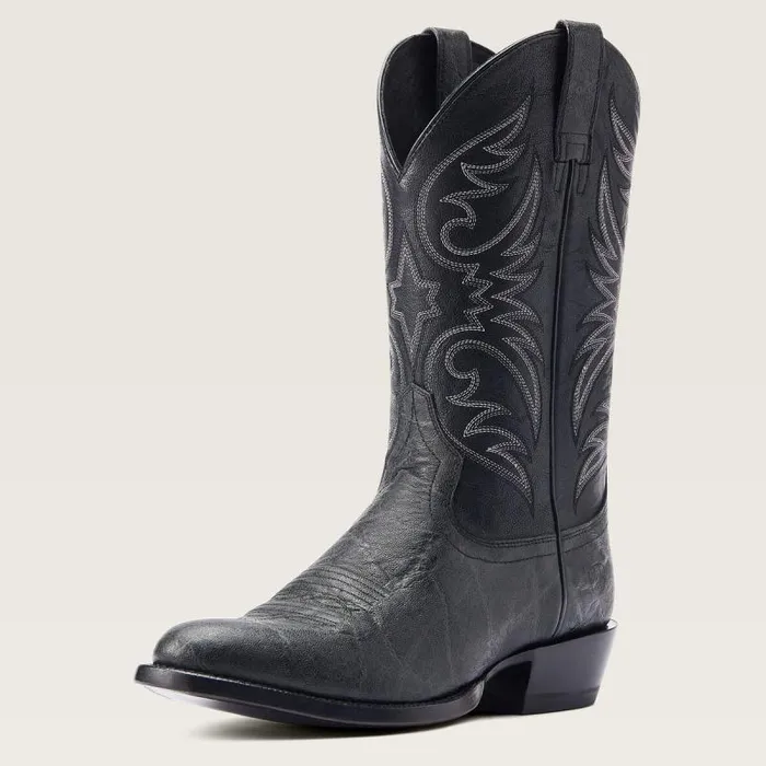Men Western Boots Ariat Bankroll Western Boot Black Elephant Print