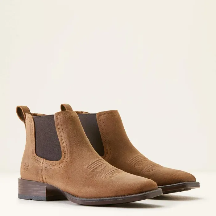 Men Western Boots Ariat Booker Ultra Western Boot Adobe Mocha