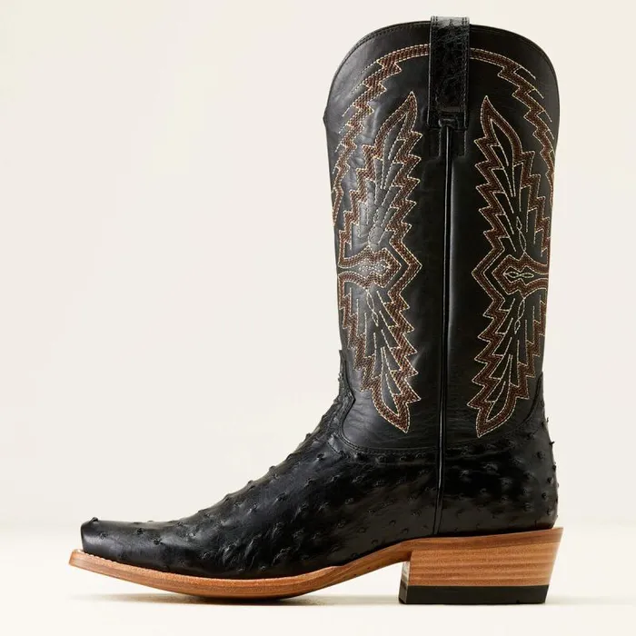 Men Western Boots Ariat Futurity Done Right Cowboy Boot Black Full Quill Ostrichinkwell Men Western Boots Ariat Futurity Done Right Cowboy Boot Black Full Quill Ostrichinkwell