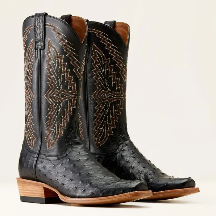 Men Western Boots Ariat Futurity Done Right Cowboy Boot Black Full Quill Ostrichinkwell Men Western Boots Ariat Futurity Done Right Cowboy Boot Black Full Quill Ostrichinkwell